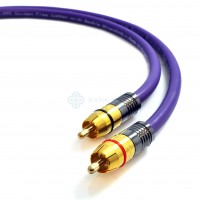  Melodika MD2R05 Kabel 2xRCA - 2xRCA Purple Rain - 0,5m